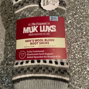 Men’s muks luks socks nwt